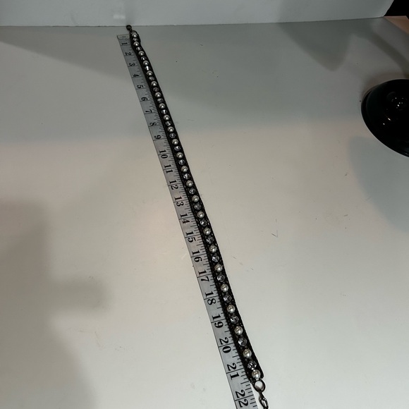 Women’s Pearl & Crystal Chain Belt, Body Jewelry, lobster clasp closure One Size - Picture 7 of 13